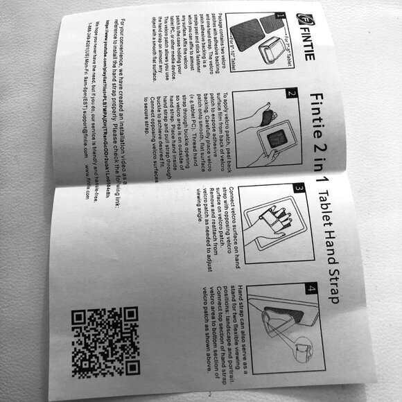 FINTIE Multi-function Padded Hand Strap Holder Stand Support 7"-10" Tablets NEW - Picture 5 of 5